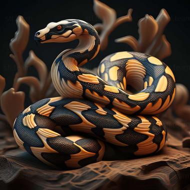 3D model Lampropeltis californiae (STL)